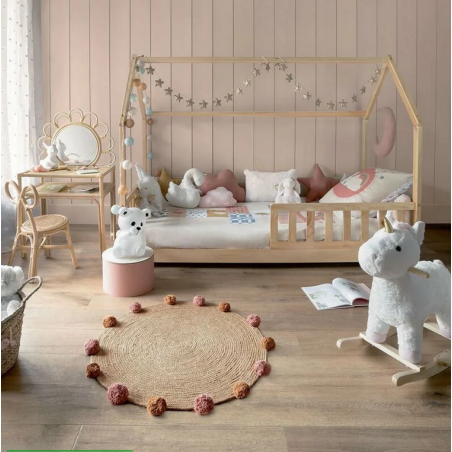 Lit cabane enfant 90 x 190 cm Sans MATELAS