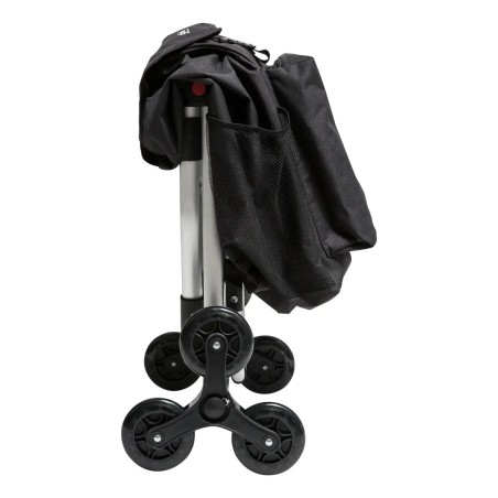 Chariot De Course Pliable 6 Roues Noir Five