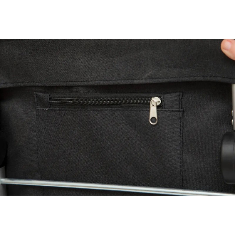 Chariot De Course Pliable 6 Roues Noir Five