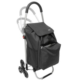 Chariot De Course Pliable 6 Roues Noir Five 2