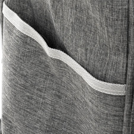 Chariot De Course Nomade 6 Roues En Métal Gris 5Five