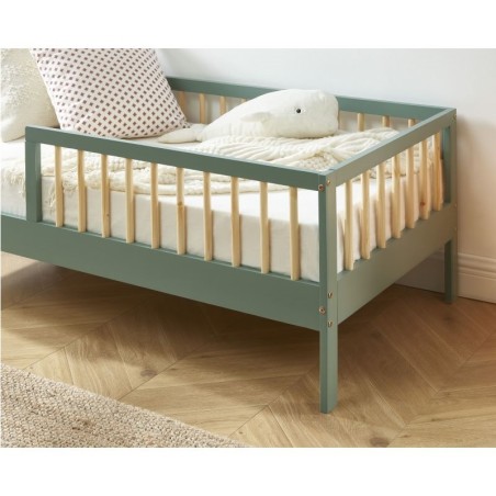 Lit Enfant Luna 70x140 Sommier Inclus Vert - Laïba Kids
