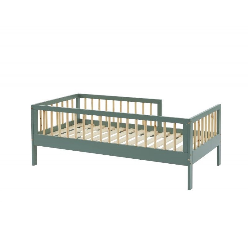 Lit Enfant Luna 70x140 Sommier Inclus Vert - Laïba Kids