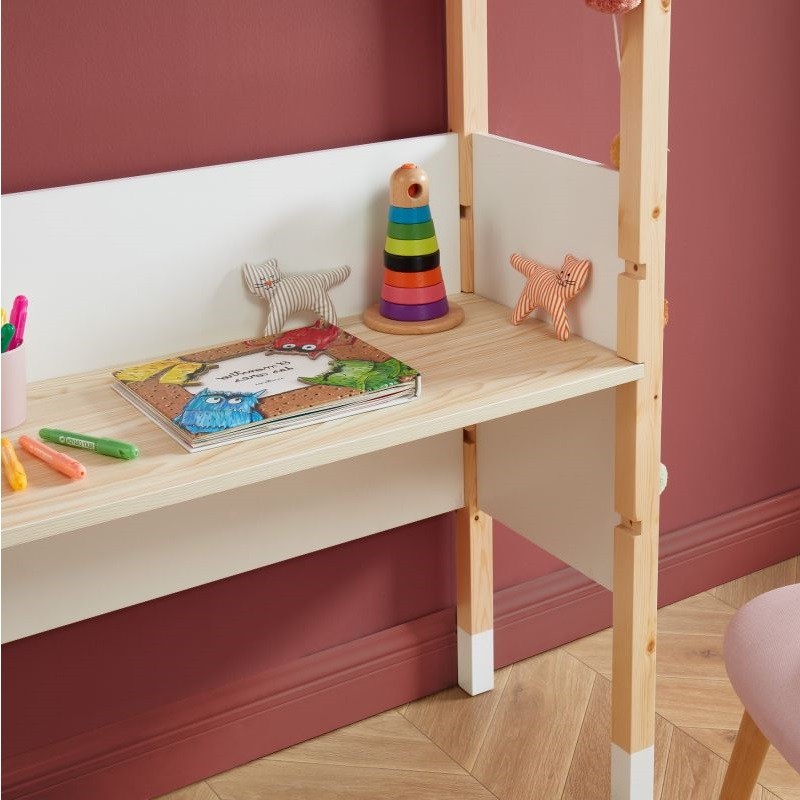 Bureau Enfant Évolutif Blanc - Laïba Kids