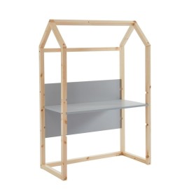 Bureau Enfant Cabane Évolutif Gris - Laïba Kids