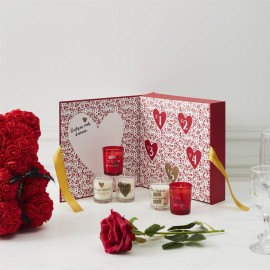 Calendrier D'Avent Amour 5 bougies Rouge Home Deco Factory 2