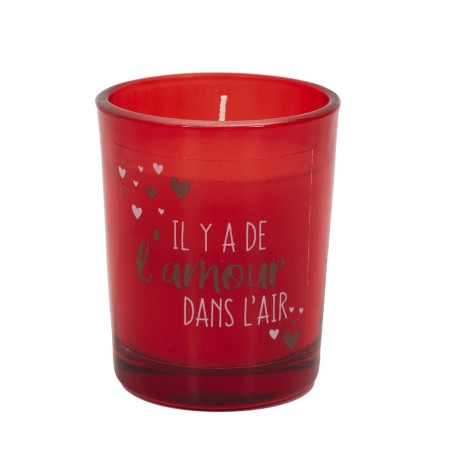 Calendrier D'Avent Amour 5 bougies Rouge Home Deco Factory