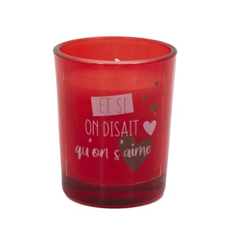 Calendrier D'Avent Amour 5 bougies Rouge Home Deco Factory