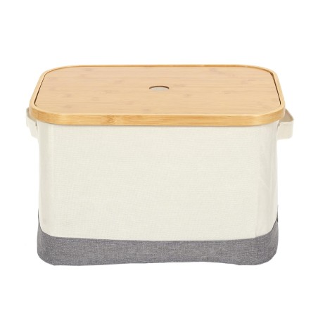 Lot De 3 Paniers Bambou Beige Home Deco Factory