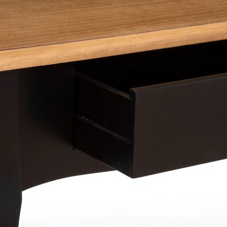 Secrétaire 5 Tiroirs Chrysa Noir Atmosphera