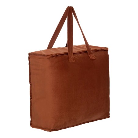 Dessus De Lit En Velours Baklo Terracotta 240x260 Atmosphera