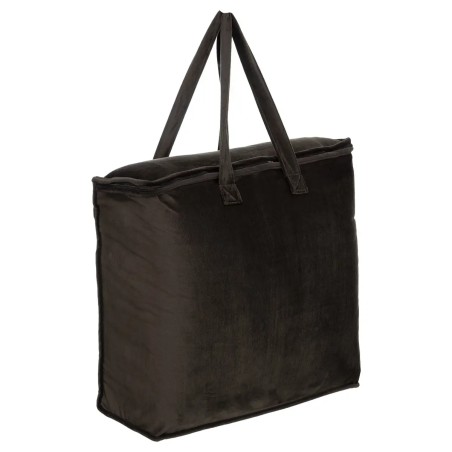 Dessus De Lit En Velours Baklo Gris 240x260 Atmosphera