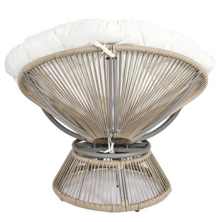 Fauteuil Filaire Cancun Beige Home Deco Factory