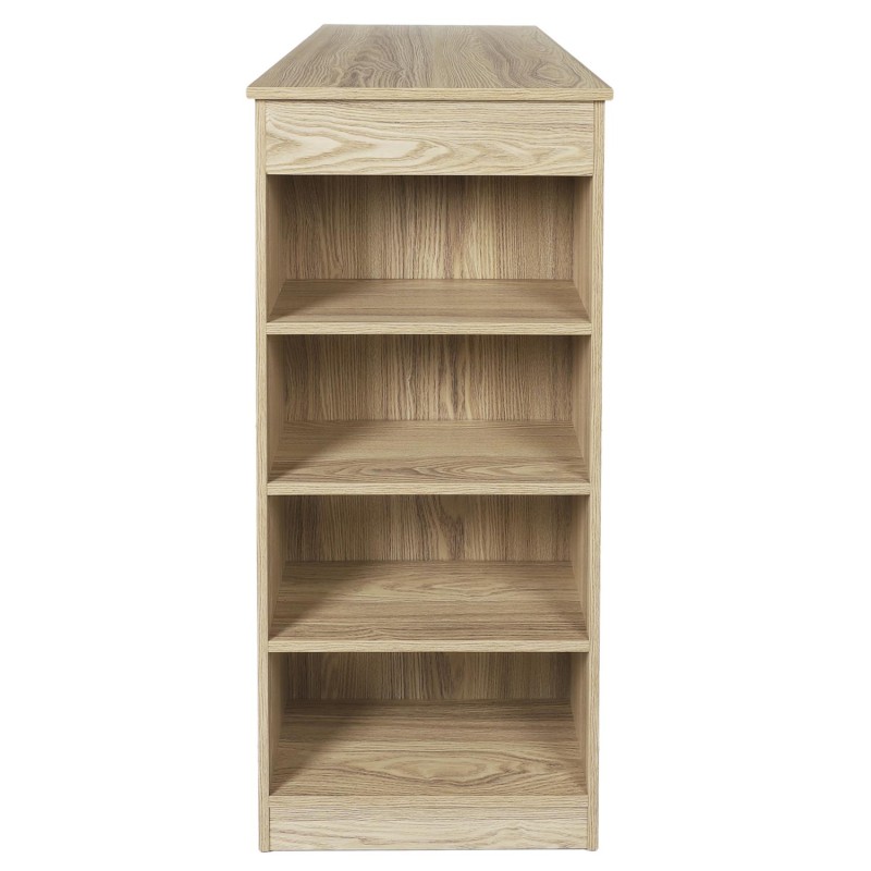 Table de bar avec étagère Beige Home Deco Factory