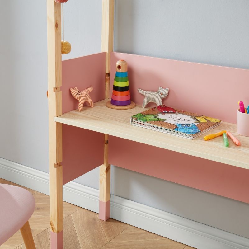Bureau enfant évolutif Rose Laïba Kids