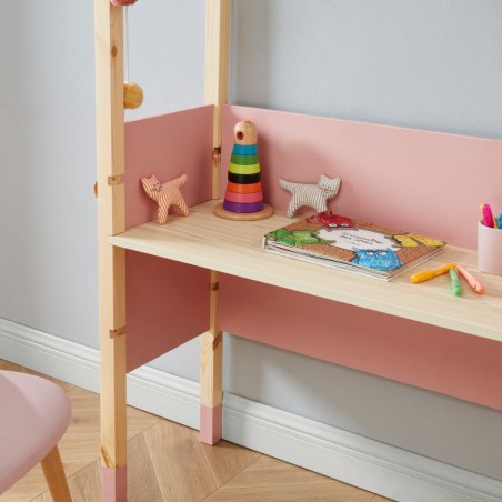 Bureau enfant évolutif Rose Laïba Kids