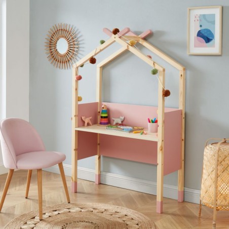 Bureau enfant évolutif Rose Laïba Kids