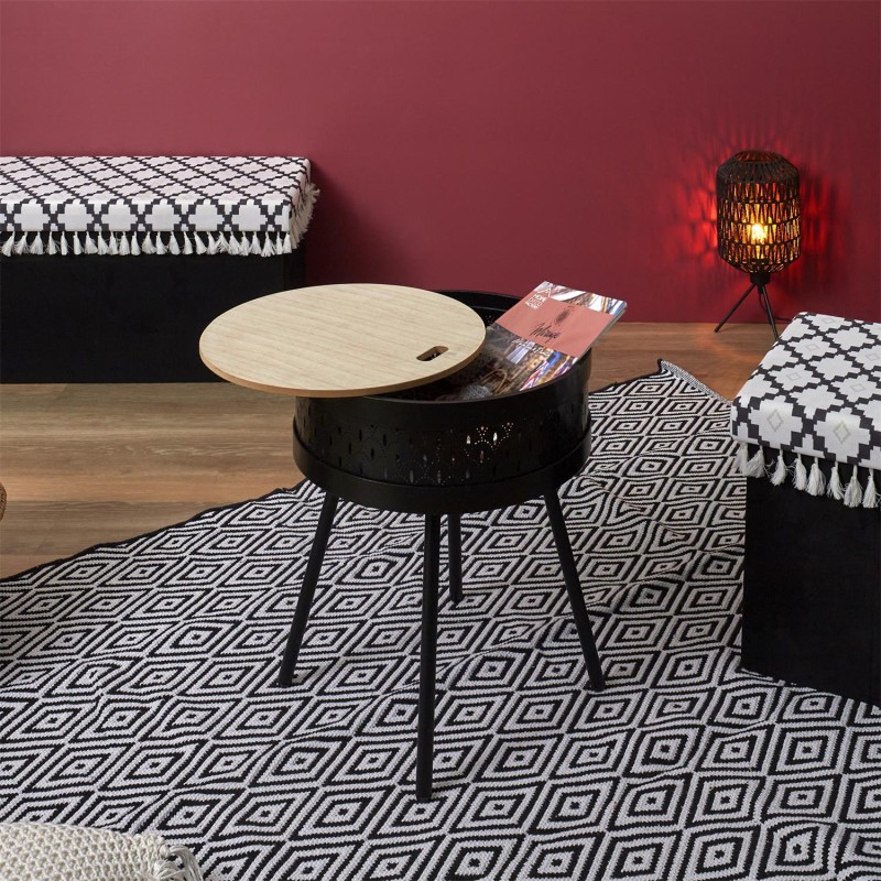 Table d'appoint Mirage Noir - Home Deco Factory