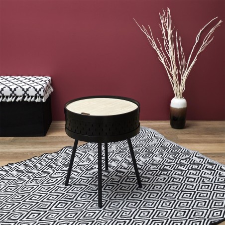 Table d'appoint Mirage Noir - Home Deco Factory