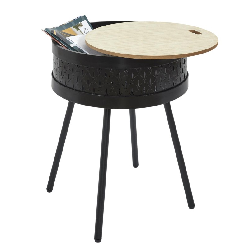 Table d'appoint Mirage Noir - Home Deco Factory