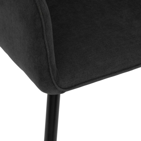 Fauteuil De Diner Visoca Noir Atmosphera