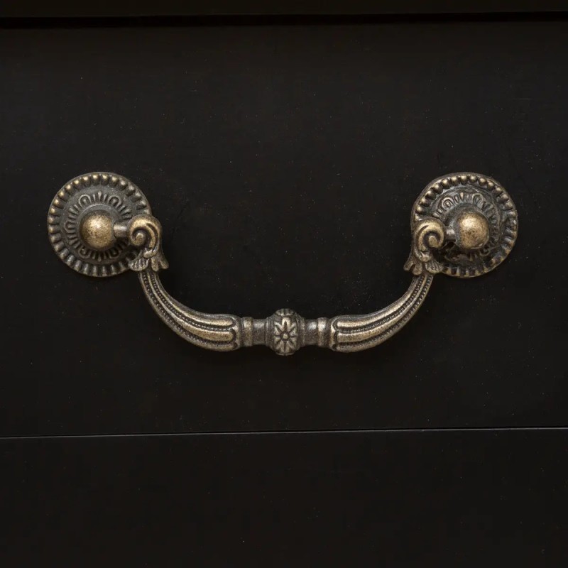 Chevet Chrysa 1 Tiroir Noir Atmosphera