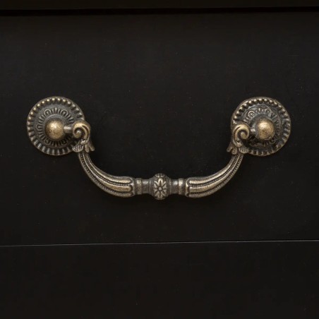 Chevet Chrysa 1 Tiroir Noir Atmosphera