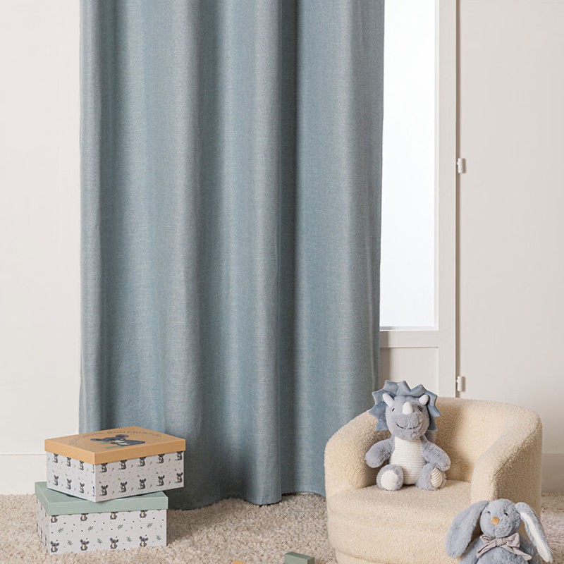 Rideau Occultant 140x260 Bleu Atmosphera For Kids