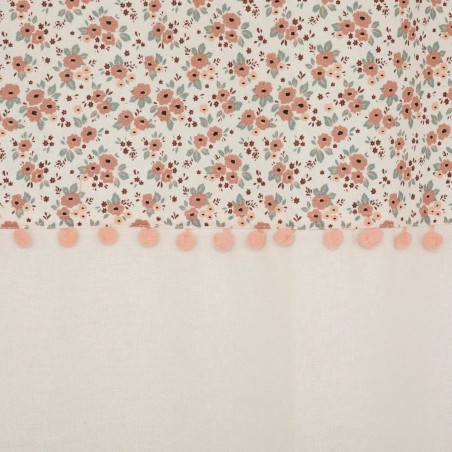 Rideau Enfant Blanc Avec Fleurs 140x260 Atmosphera For Kids
