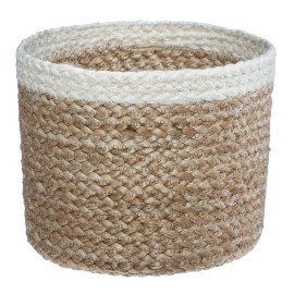 Lot De 3 paniers jute Jackson Blanc - Atmosphera 2