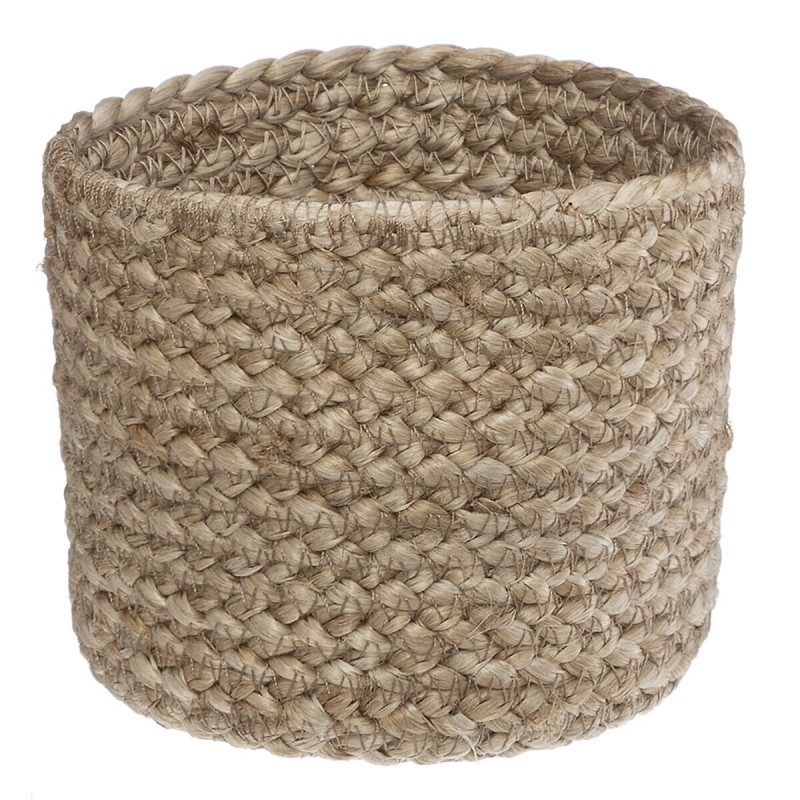 Lot De 3 paniers jute Jackson Blanc - Atmosphera