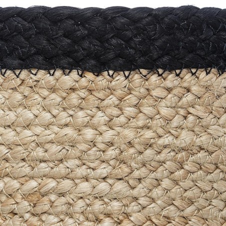 Lot De 3 Paniers Jute Jackson Noir - Atmosphera