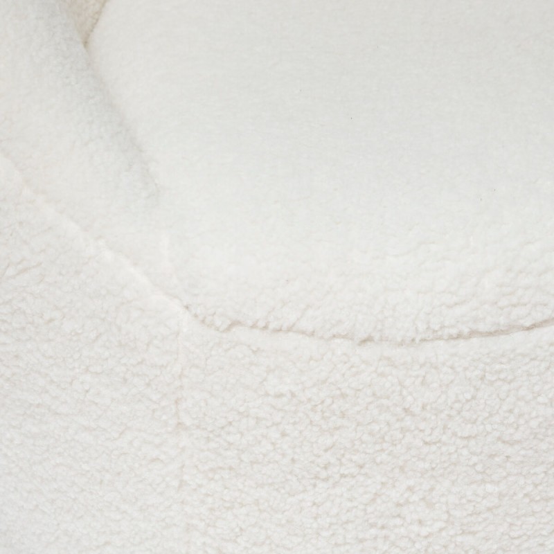 Fauteuil Romi Bouclette Blanc Atmosphera