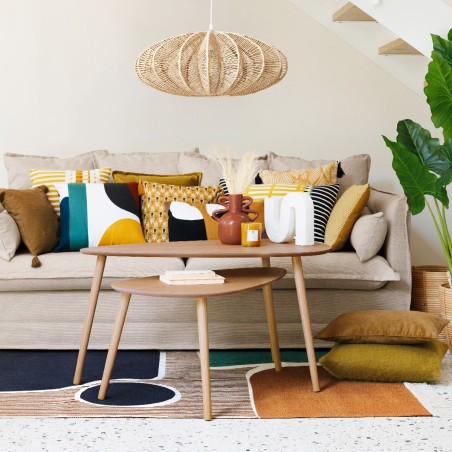 Lot De 2 Tables Basses Mileo Beige Atmosphera