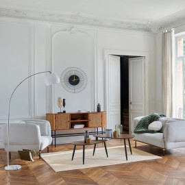 Lot De 2 Tables Basses Grand Modèle Mileo Noyer Atmosphera 2