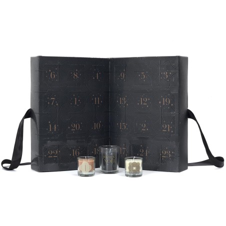 Calendrier D'Avent 24 bougies Noir Home Deco Factory