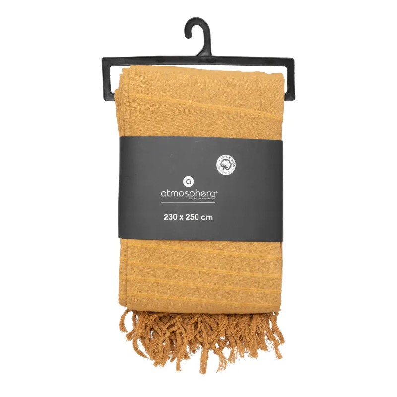 Jeté De Lit 230x250 Ocre Atmosphera