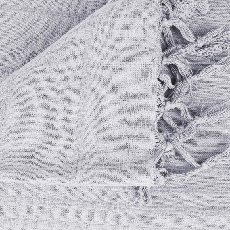 Jeté De Lit 230x250 Gris Clair Atmosphera