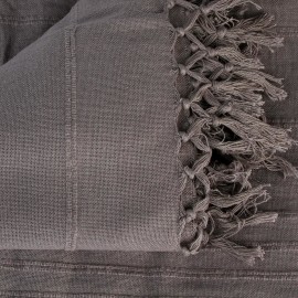 Jeté De Lit 230x250 Gris Foncé Atmosphera 2