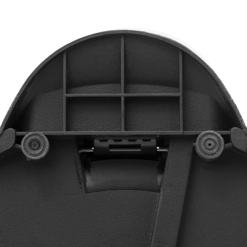 Poubelle En Métal Couvercle En Bambou Noire Five