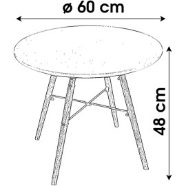 Table blanche pour enfant Atmosphera For Kids 2