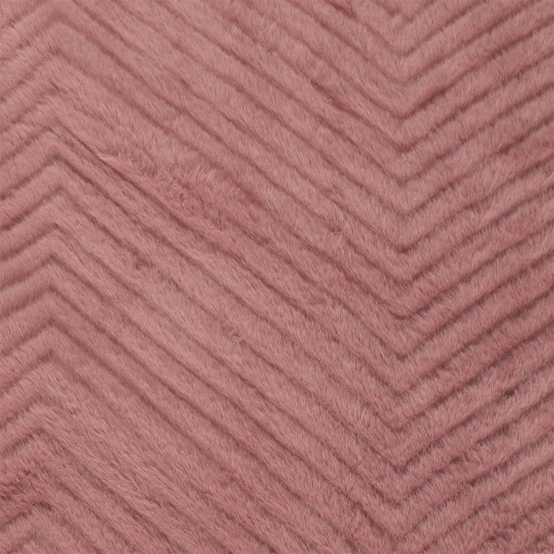 Plaid Imitation Fourrure Rose Sherpa 140x200 - Home Deco Factory