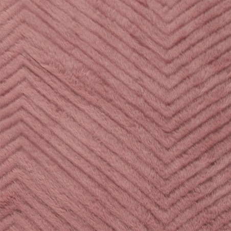 Plaid Imitation Fourrure Rose Sherpa 140x200 - Home Deco Factory