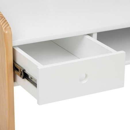 Bureau Primaire En Bois Tod Blanc - Atmosphera For Kids