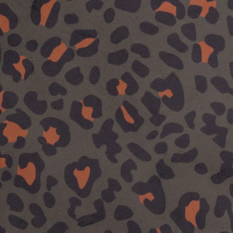 Pouf En Velours Boudoir Vert Kaki - Atmosphera