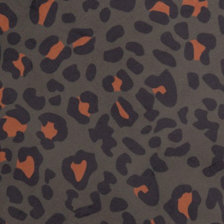 Pouf En Velours Boudoir Vert Kaki - Atmosphera