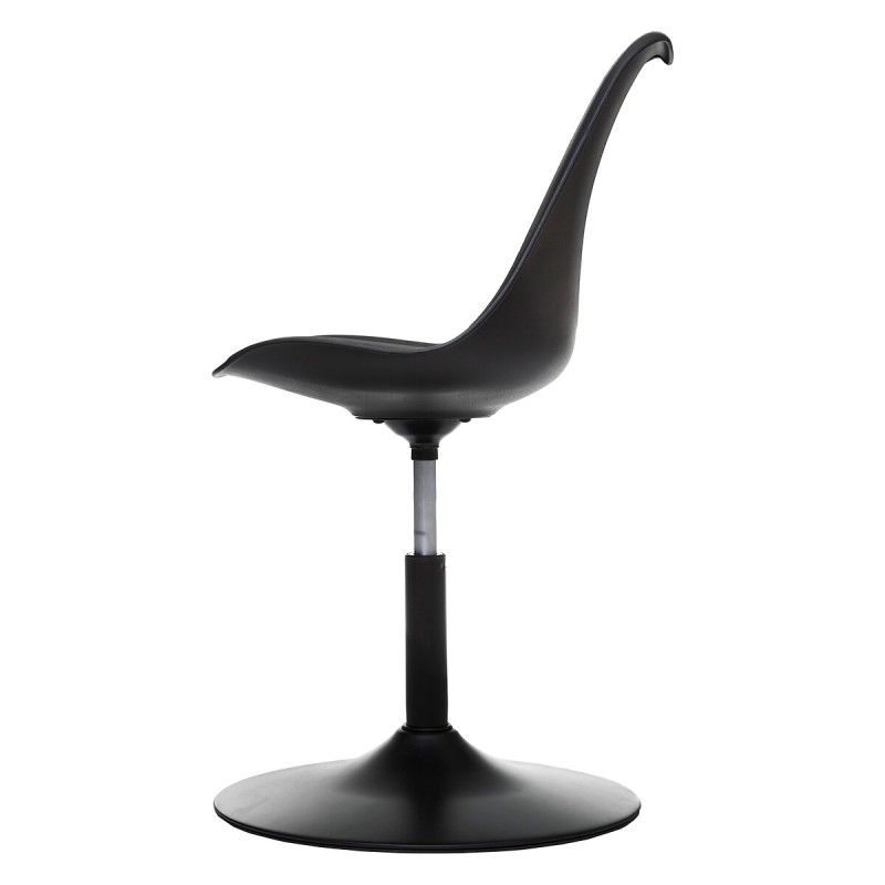Chaise De Table Ajustable Aiko Noire - Atmosphera