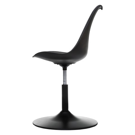 Chaise De Table Ajustable Aiko Noire - Atmosphera