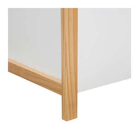 Armoire Pour Enfant En Bois Kima Blanc - Atmosphera For Kids
