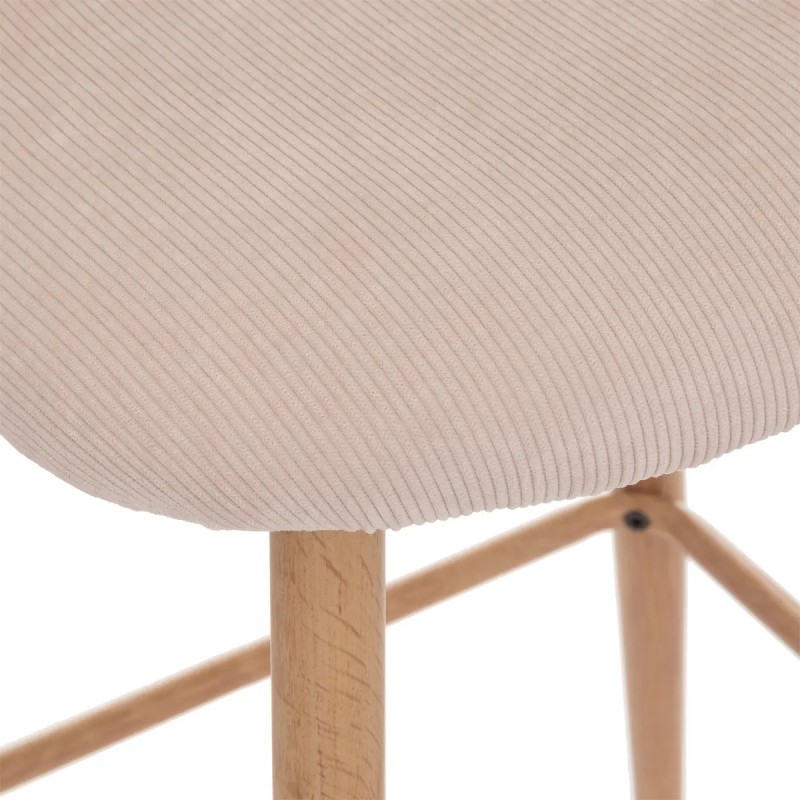 Chaise de bar Céleste Beige Atmosphera